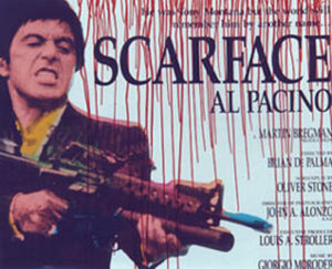 SCARFACE PAINTING BY STEVE KAUFMAN